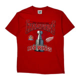Detroit Red Wings Lee Sport Nhl T-Shirt - Large Red Cotton