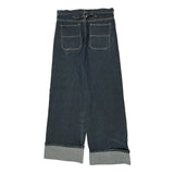 Unbranded Wide Leg Jeans - 33W 30L Dark Wash Cotton