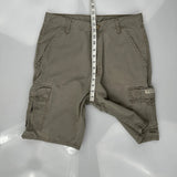 Wrangler Cargo Shorts - 34W 10L Khaki Cotton