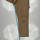 Unbranded Carpenter Trousers - 32W 30L Brown Cotton