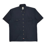 Dickies Short Sleeve Shirt - XL Navy Cotton Blend