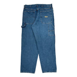 Wrangler Carpenter Pants - 34W 30L Blue Cotton