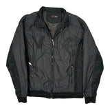 Versace Graphic Track Jacket - Large Black Polyester