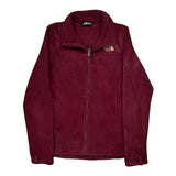 The North Face Fleece - Medium Burgundy Polyester