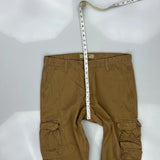 Wrangler Cargo Trousers - 37W 30L Brown Cotton