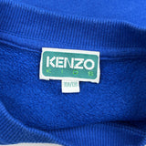 Age 10 Kenzo Graphic Sweatshirt - Medium Blue Cotton