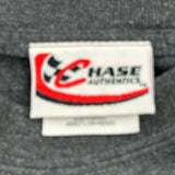Budweiser Racing Chase Authentics Nascar T-Shirt - Large Grey Cotton Blend