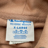 Reverse Weave Champion Hoodie - XL Brown Cotton