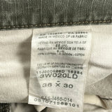 Rustler Carpenter Trousers - 36W 30L Grey Cotton