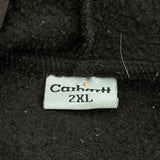 Carhartt Hoodie - 2XL Brown Cotton Blend