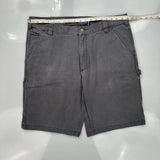 Carhartt Cargo Carpenter Shorts - 38W 11L Grey Cotton