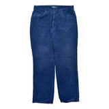 Polo By Ralph Lauren Trousers - 33W 30L Blue Corduroy