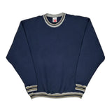 90'S Blank Made In USA Wilson Sweatshirt - 2XL Blue Cotton Blend