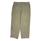 Tommy Hilfiger Carpenter Trousers - 37W 32L Beige Cotton