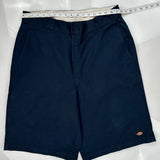 Dickies Chino Shorts - 35W 9L Navy Cotton Blend