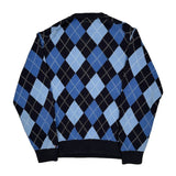 Tommy Hilfiger Argyle Jumper - XL Black Cotton