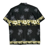 Unbranded Floral Hawaiian Shirt - XL Yellow Cotton