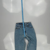 Levis 550 Jeans - 24W UK 6 Light Wash Cotton