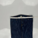 True Religion Flared Jeans - 31W 32L Dark Wash Cotton