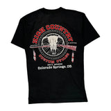 Single Stitch High Country Custom Cycles Unbranded Graphic T-Shirt - Small Black Cotton