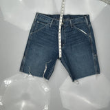 Levis Denim Shorts - 30W 10L Blue Denim