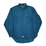 Levis Denim Shirt - Large Blue Cotton