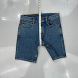 Levis Denim Shorts - 30W 9L Blue Cotton