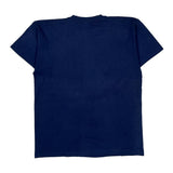 Illinois Fruit Of The Loom Single Stitch T-Shirt - XL Navy Cotton