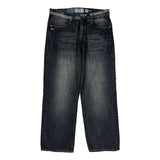 Akomks Hip Hop Jeans - 36W 30L Dark Wash Denim