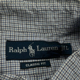Ralph Lauren Checked Shirt - Large Blue Cotton