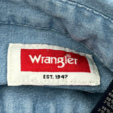 Wrangler Denim Shirt - Medium Blue Cotton