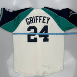 Seattle Mariners Majestic Mlb Jersey - Large Green Polyester
