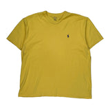 Polo By Ralph Lauren T-Shirt - XL Yellow Cotton