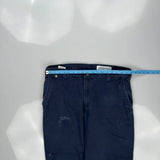 Carhartt Carpenter Trousers - 36W 30L Blue Cotton Blend