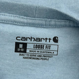 Carhartt Long Sleeve T-Shirt - Medium Blue Cotton