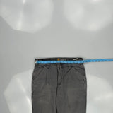 Carhartt Carpenter Trousers - 30W UK 10 Grey Cotton