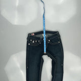 True Religion Skinny Jeans - 28W US 2 Dark Wash Cotton Blend