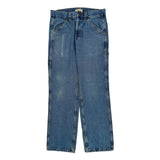 Blue Mountain Carpenter Jeans - 31W 32L Blue Cotton