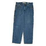 Faded Glory Cargo Carpenter Jeans - 34W 30L Blue Cotton
