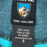 Kuhl T-Shirt - Small Blue Cotton