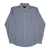 Ralph Lauren Slim Fit Shirt - XL Blue Cotton