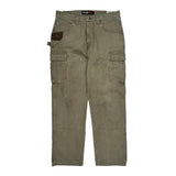 Wrangler Cargo Pants - 36W 34L Gray Cotton