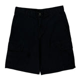 Dickies Cargo Shorts - 32W 10L Black Polyester Blend