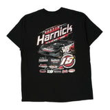 Racing Gildan Graphic T-Shirt - XL Black Cotton