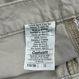Carhartt Carpenter Shorts - 38W 9L Beige Cotton