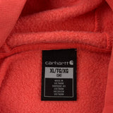 Age 14 Carhartt Hoodie - XL Red Cotton