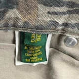 Cabelas Camo Cargo Trousers - 36W 30L Green Cotton