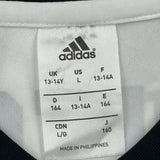 Age 13-14 Adidas Eagles Football Shirt - Large White Polyester