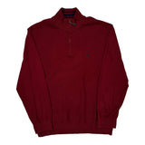 Navtech Nautica 1/4 Zip - 2XL Red Cotton