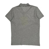 Adidas Polo Shirt - Large Grey Cotton